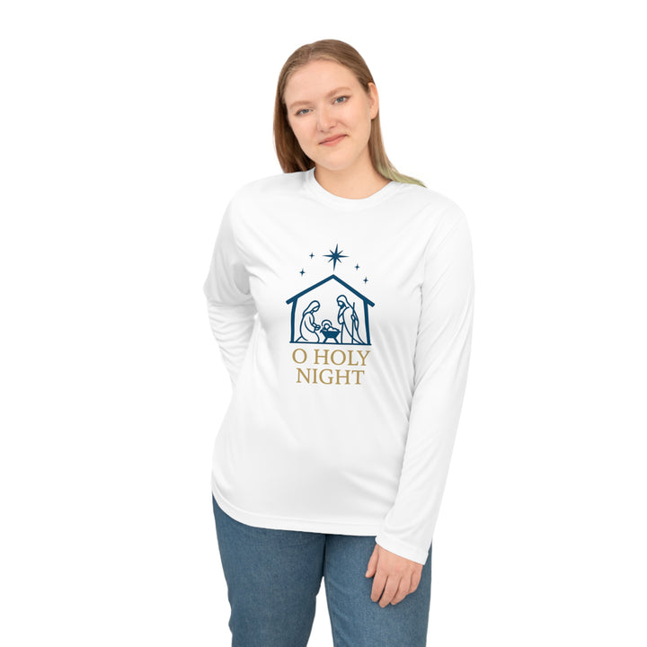 O Holy Night Unisex Performance Long Sleeve Shirt - Celebrate the Season