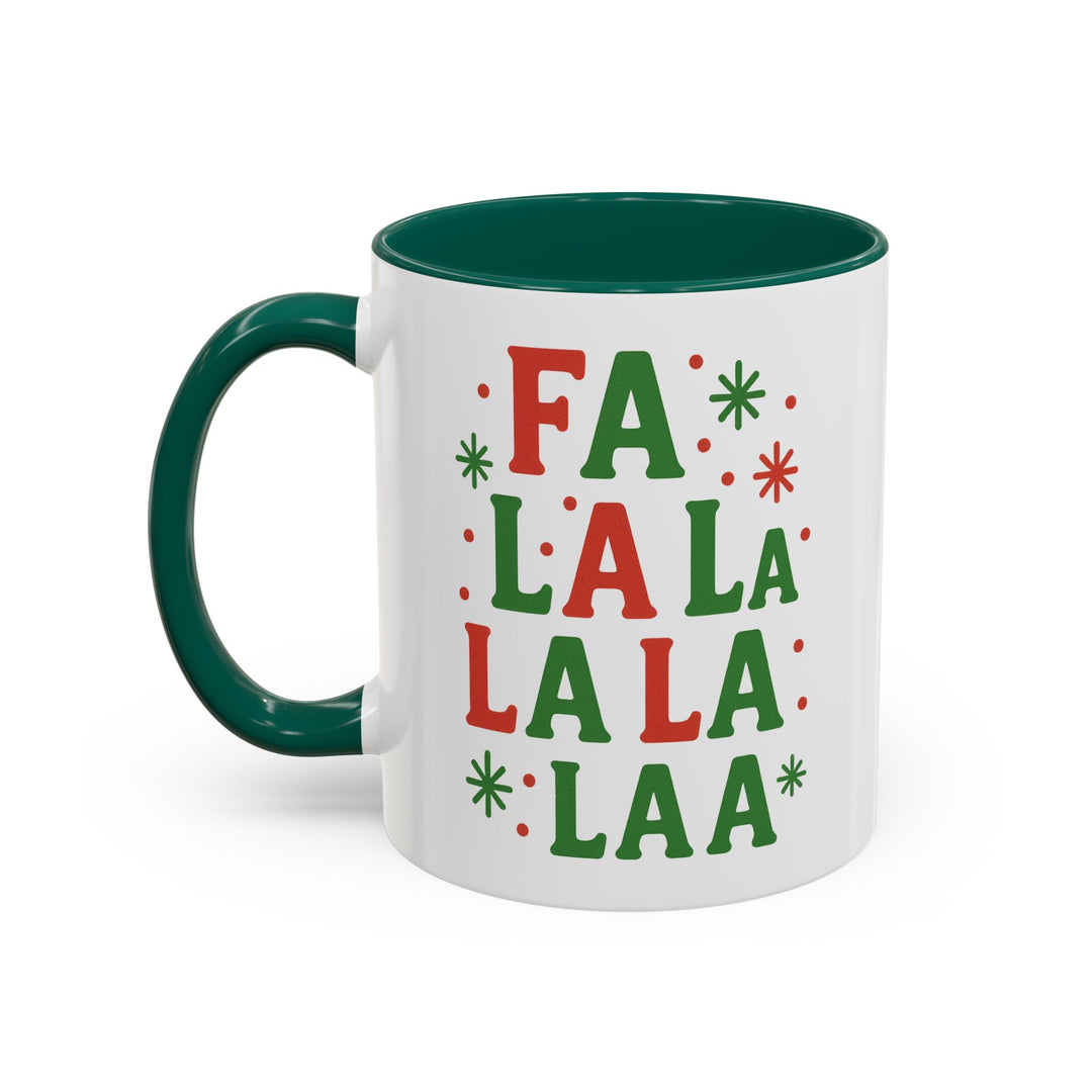 Festive Holiday Mug - "Fa La La La La" - 11oz & 15oz