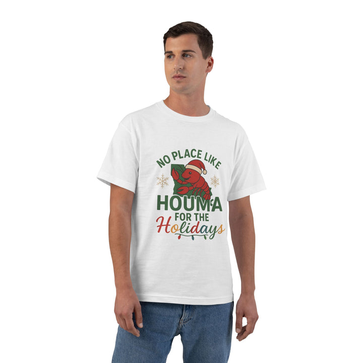 Holiday-Themed Short-Sleeve T-Shirt - No Place Like Houma