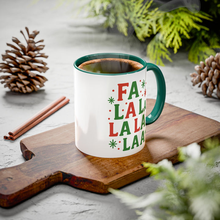 Festive Holiday Mug - "Fa La La La La" - 11oz & 15oz
