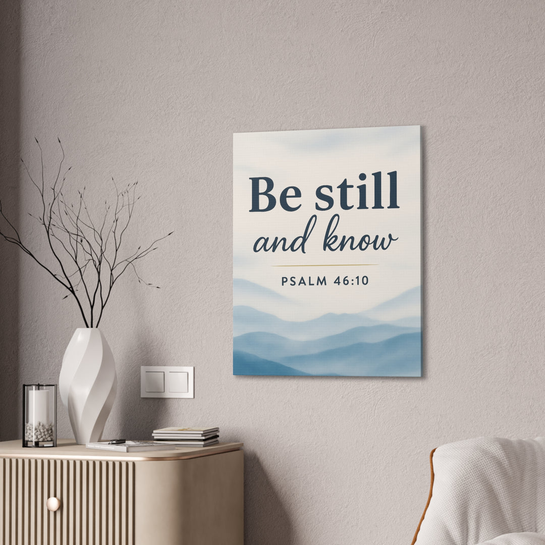 Be Still and Know (Psalm 46:10) - Canvas