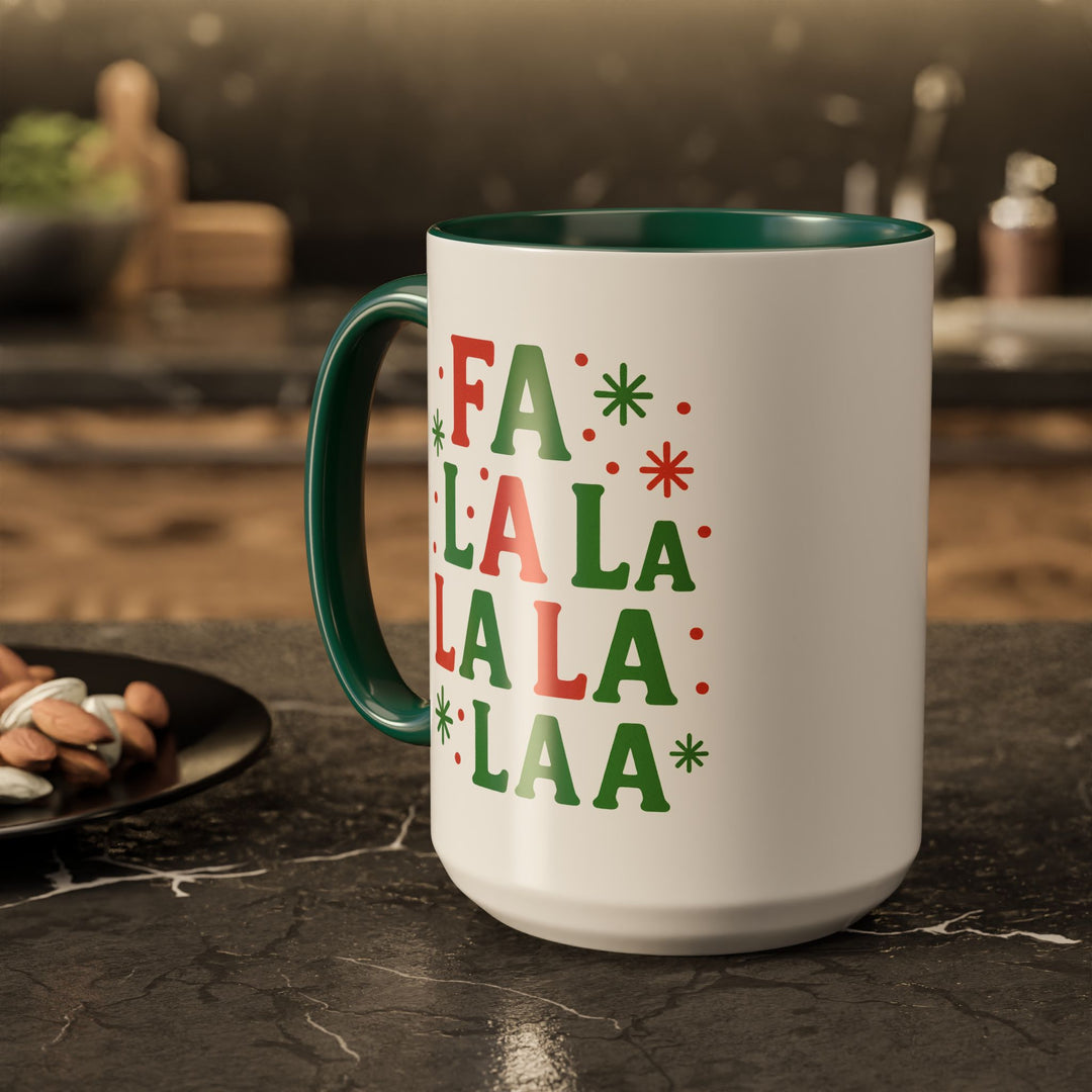 Festive Holiday Mug - "Fa La La La La" - 11oz & 15oz