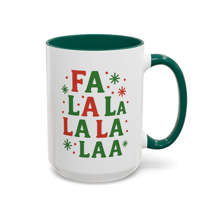 Festive Holiday Mug - "Fa La La La La" - 11oz & 15oz