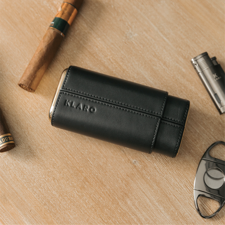 Premium 3 Cigar Travel Case