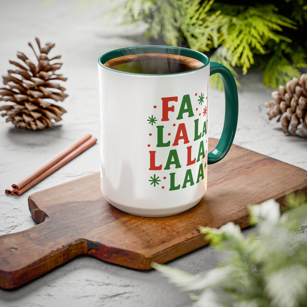Festive Holiday Mug - "Fa La La La La" - 11oz & 15oz