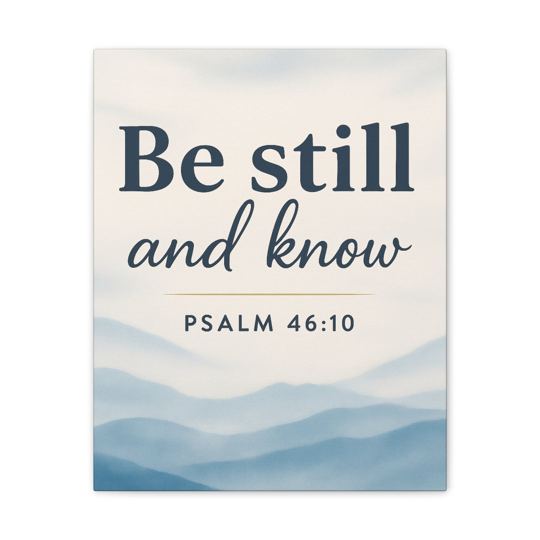 Be Still and Know (Psalm 46:10) - Canvas
