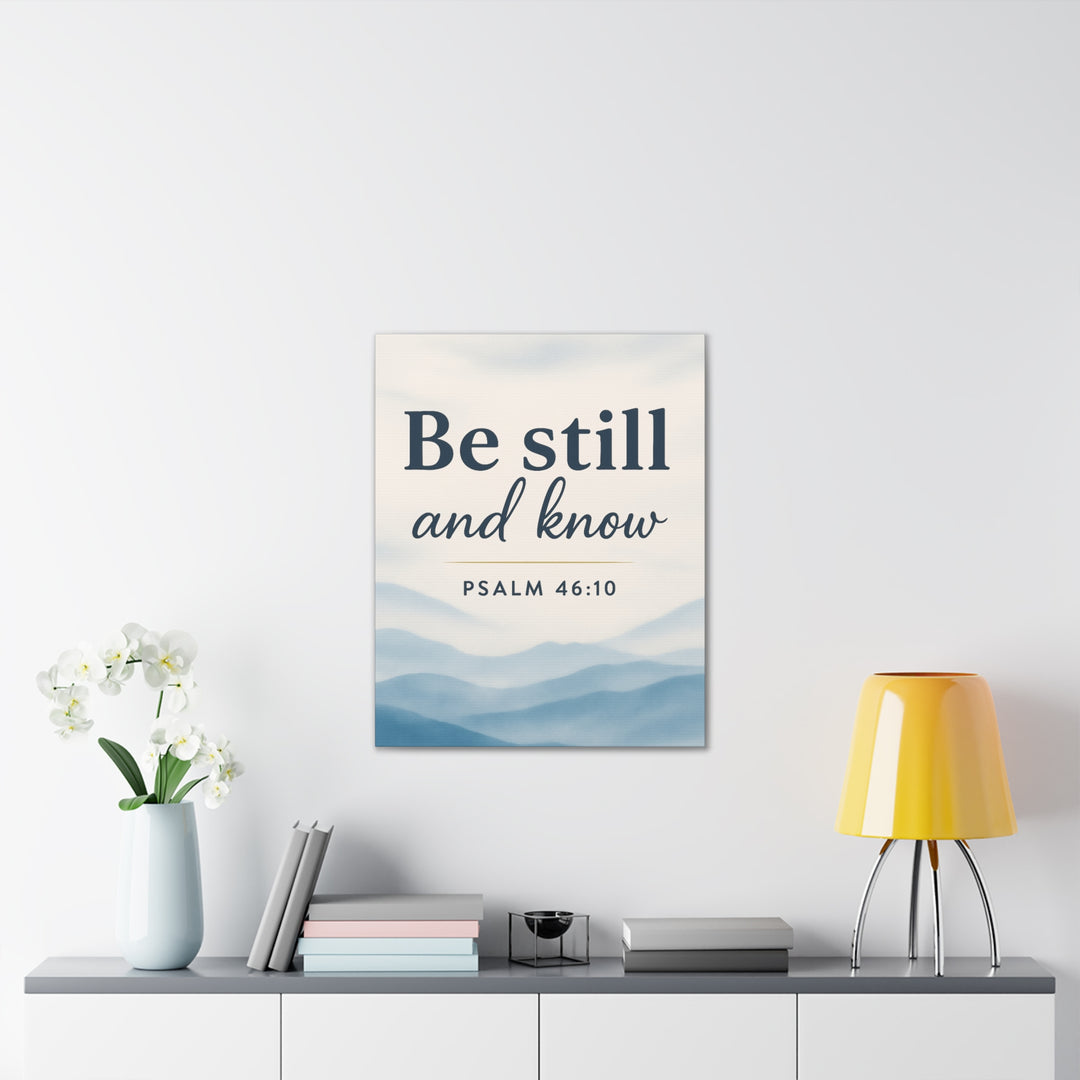 Be Still and Know (Psalm 46:10) - Canvas