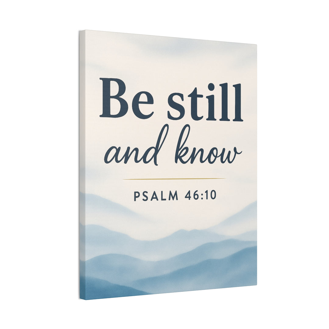 Be Still and Know (Psalm 46:10) - Canvas