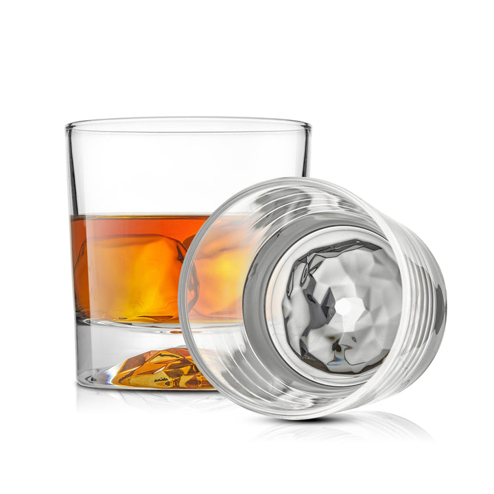 Radiant Double Old Fashioned Glass Tumblers Drinking Glasses