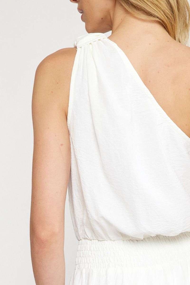 One-Shoulder Midi Dress