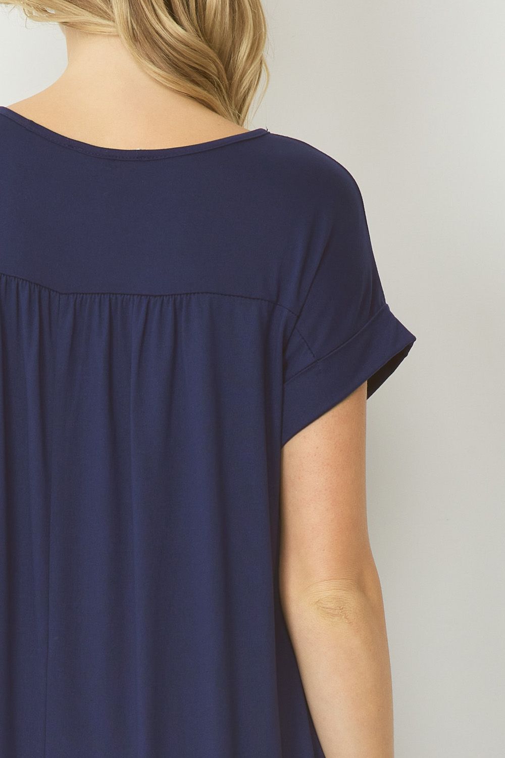Jersey Knit Maxi Dress with Pockets