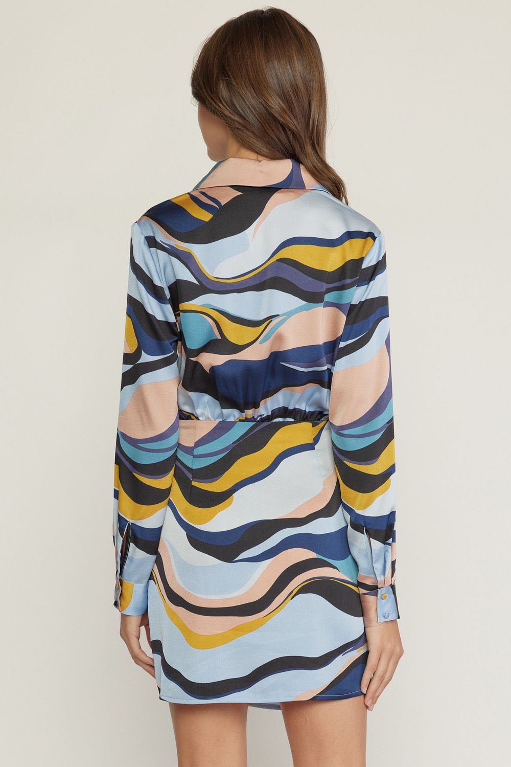V-Neck Wrap Dress