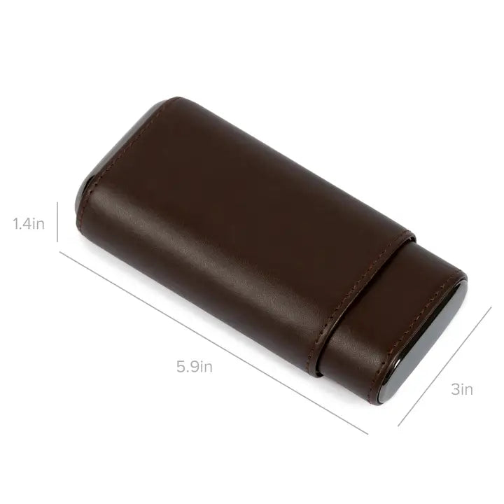 Premium 3 Cigar Travel Case